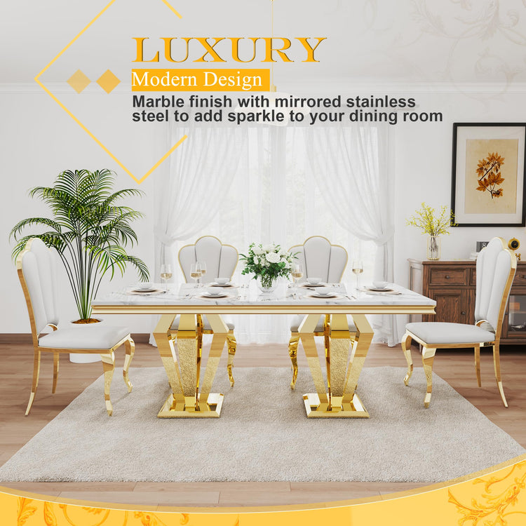 7 Piece Luxury Dining Room Set (7 Count)