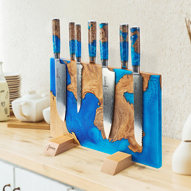 SENKEN "Tsunami" Extra Large Magnetic Knife Block (16 Count)