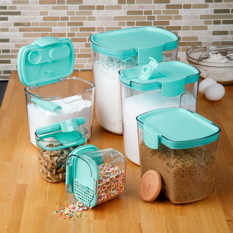 ProKeeper Baker's Airtight Kitchen Storage Canister Container Set for Flour