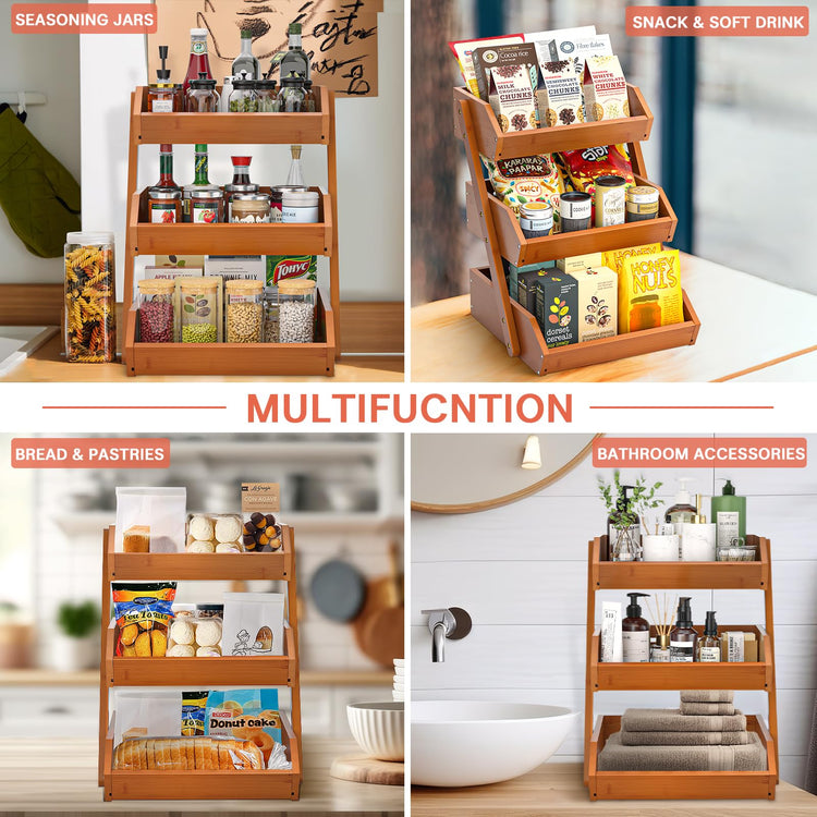 3 Tier Fruit Basket for Kitchen Counter