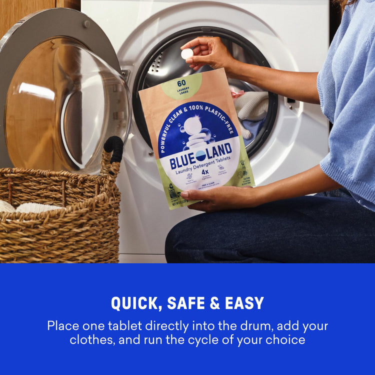 100% Plastic Free Laundry Detergent Tablets (60 Count)
