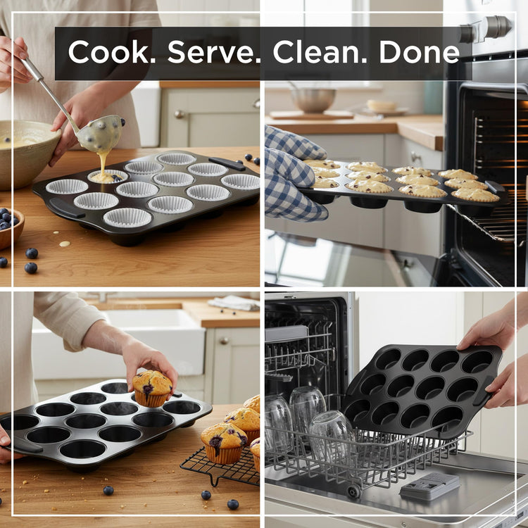 Muffin Pan 12 Cup Non