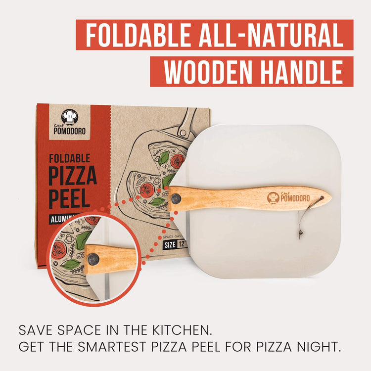Pizza Peel and Cutter Set