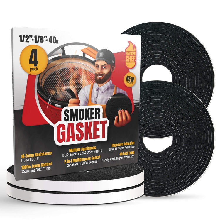 XXL 40 FT Grill Gasket for Smokers (4 Count)