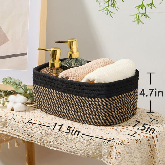 Small Storage Baskets for Organizing (3 Count)