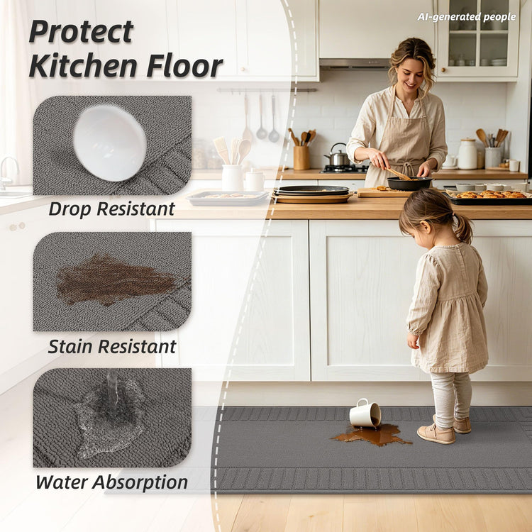 Kitchen Rugs 24"x60" (14.4 Sq Ft)