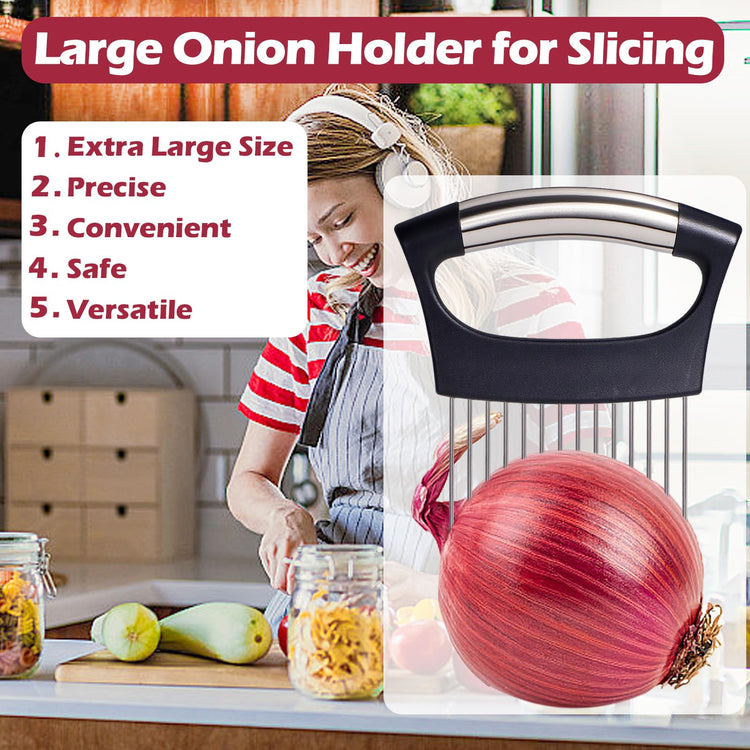 Extra Large Onion Holder for Slicing