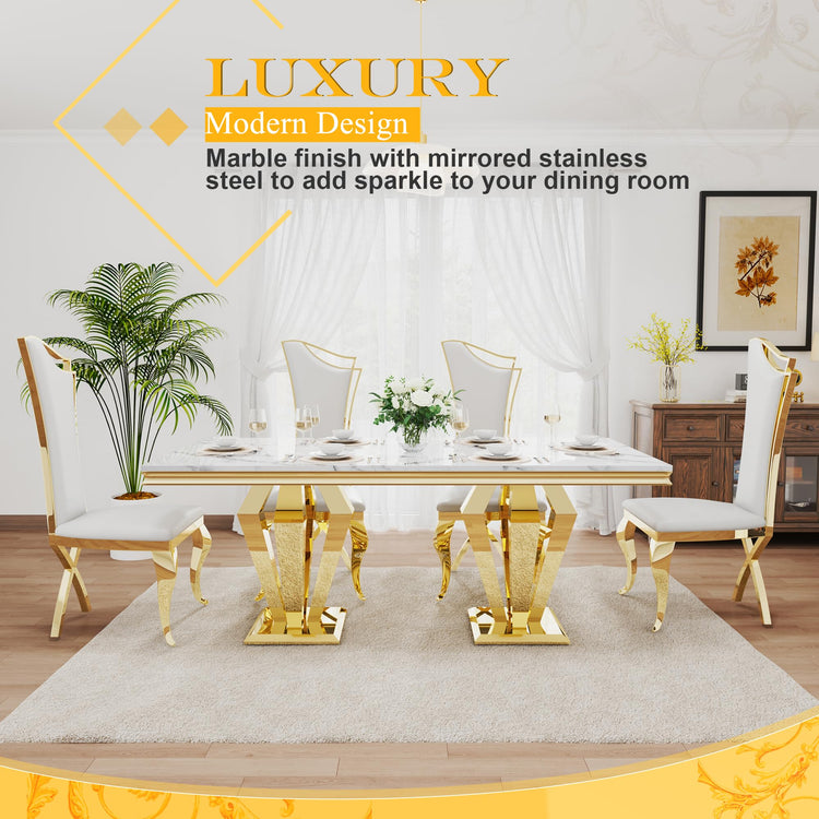 7 Piece Luxury Dining Room Set (7 Count)