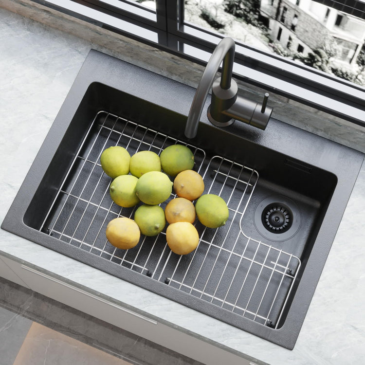26.18'' x 14.76'' Stainless Steel Bottom Basin Rack