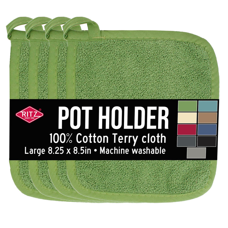 Terry Potholder & Hot Pad (4 Count)