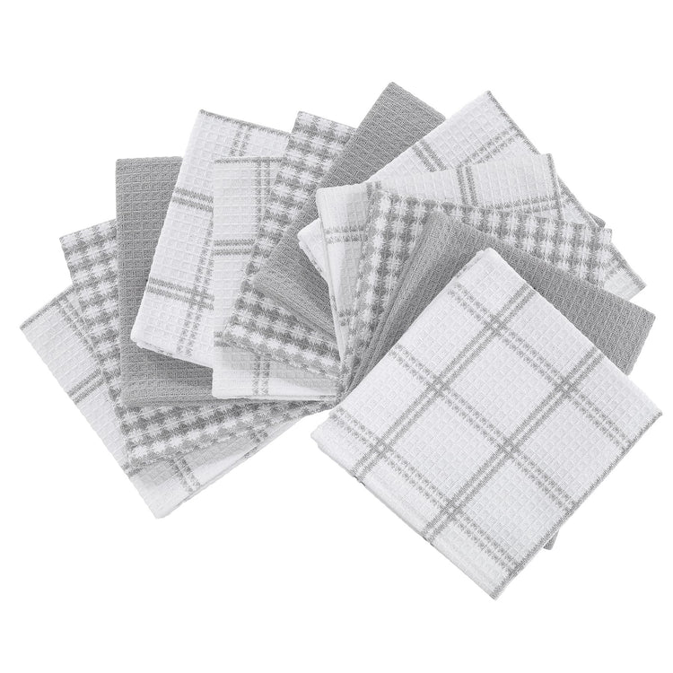 Premium Waffle Dish Cloths (12 Count)
