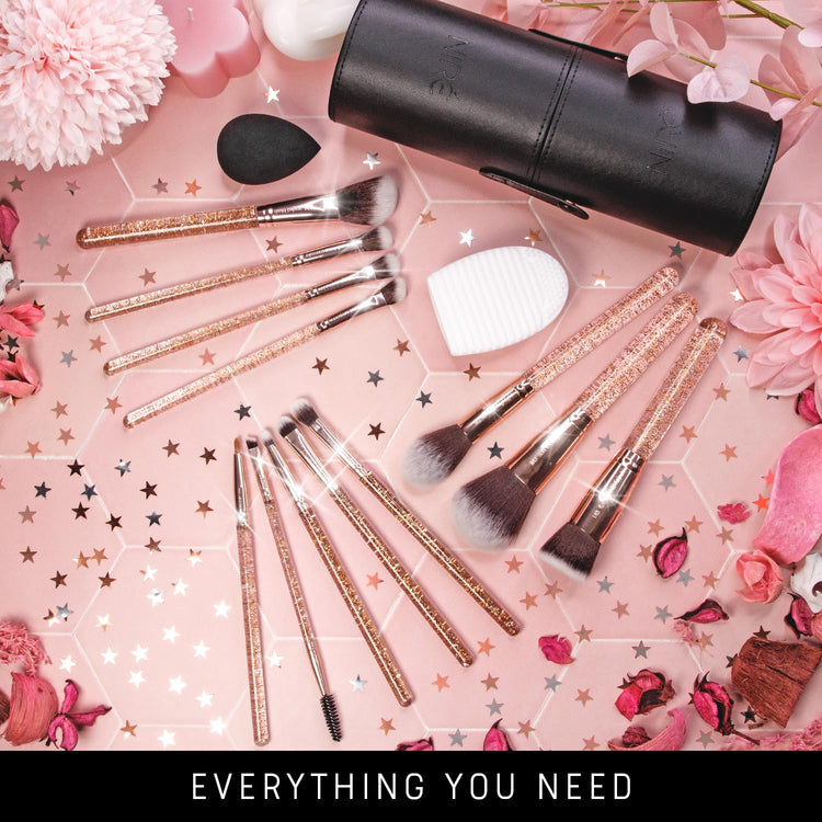 Beauty Glitter Makeup Brush Set