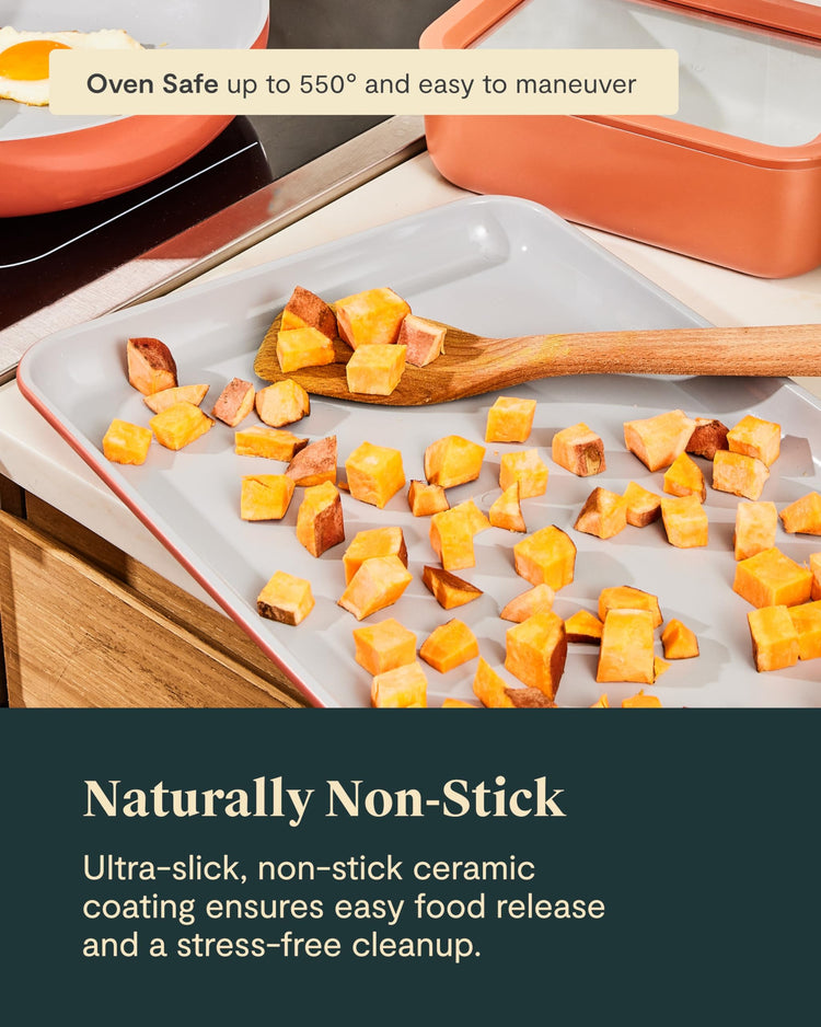 Non Stick Ceramic Medium Baking Sheet Duo (2 Count)