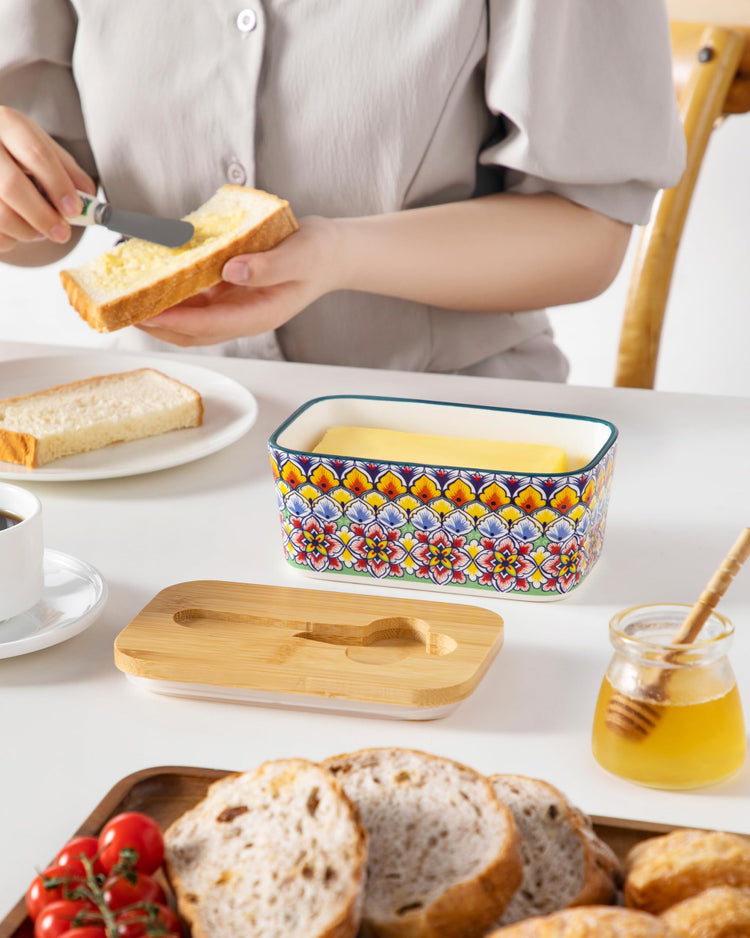 6.5" Butter Dish with Lid