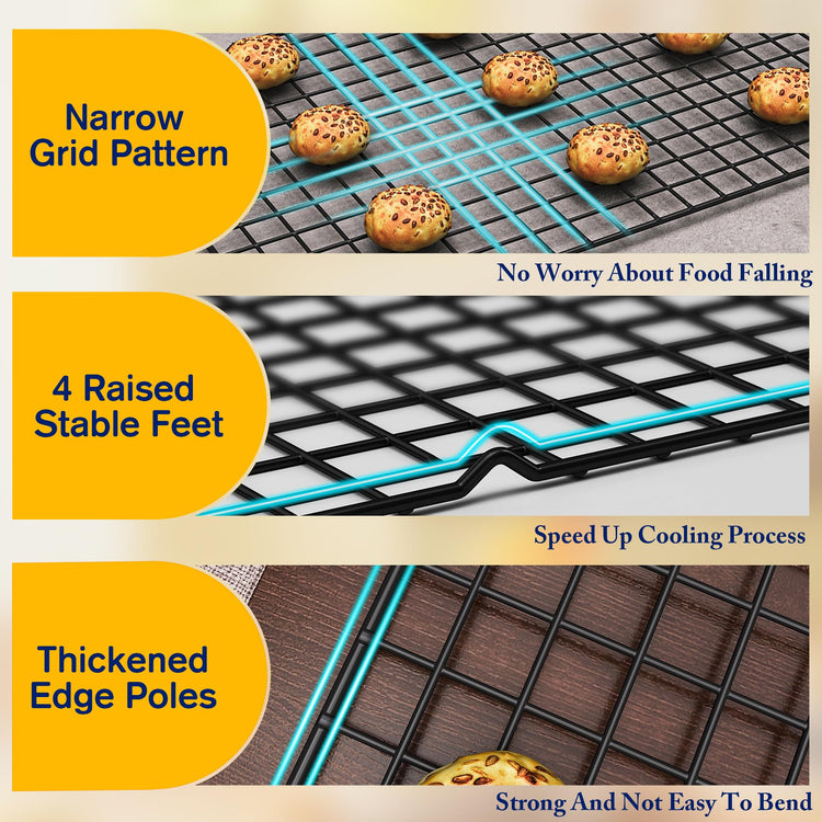 2PCS Cooling Racks for Cooking and Baking