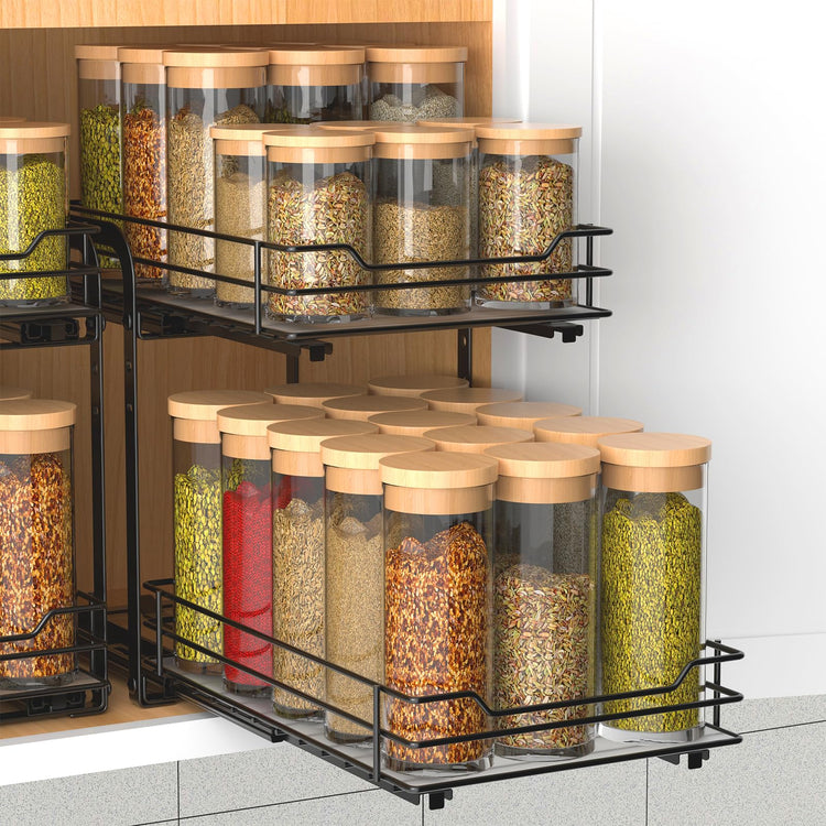 Spice Rack Pull Out Spice Racks Organizer for Cabinet