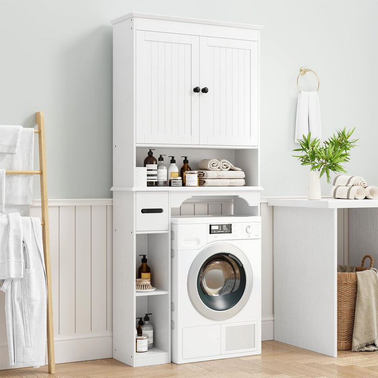 23.6 Inches Wide Toilet Rack with Over The Toilet Storage Cabinet