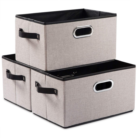 Fodable Storage Bins for Closet [3 (3 Count)