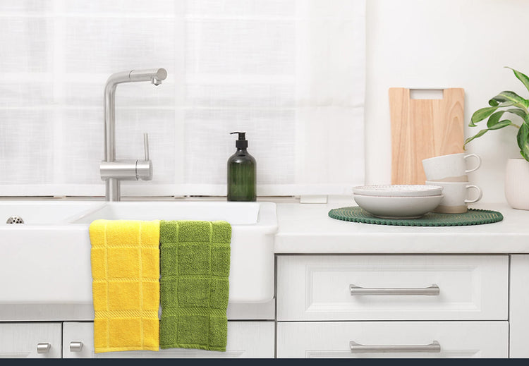 100% Cotton Terry Dish Towels (4 Count)