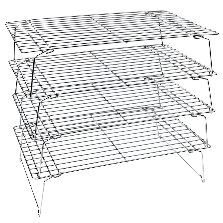 4 Tier Stackable Cooling Racks for Baking