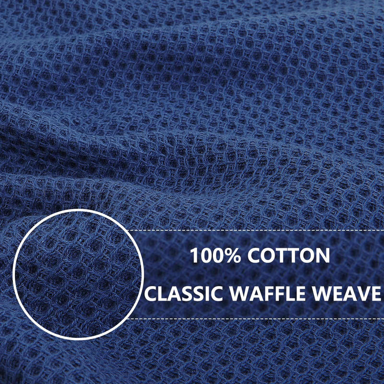 100% Cotton Waffle Weave Kitchen Dish Cloths 24 (24 Count)
