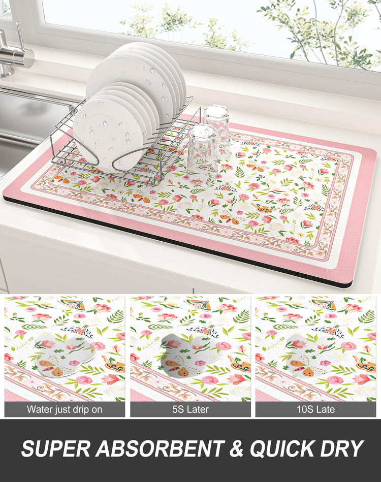 Dish Drying Mat for Kitchen Counter