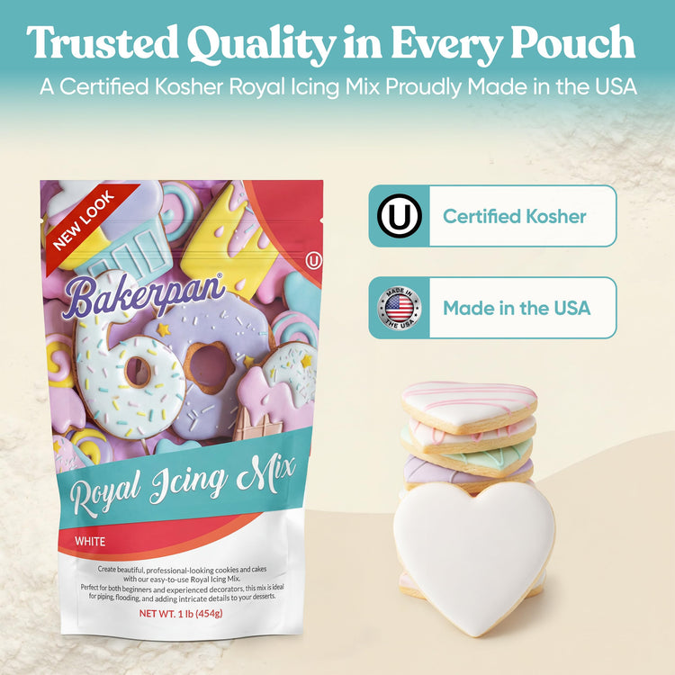 White Royal Icing Mix for Cookies (16 Ounce)