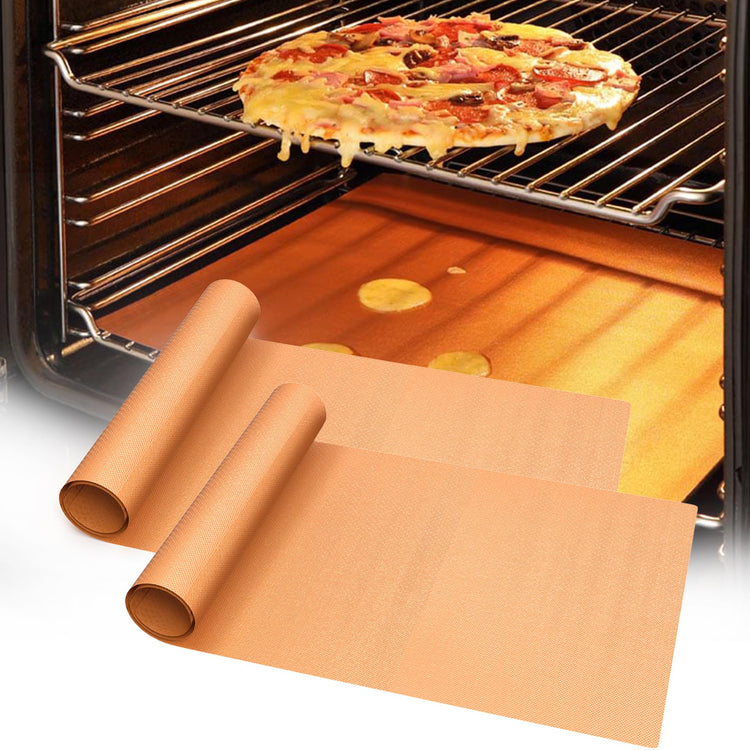 2 Pack Thickened Copper Oven Liners for Bottom of Oven BPA & PFOA Free (2 Count)