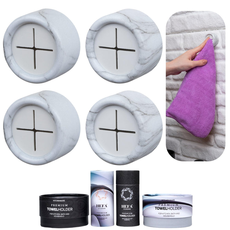 4 Pack Modern Kitchen Towel Holder (4 Count)