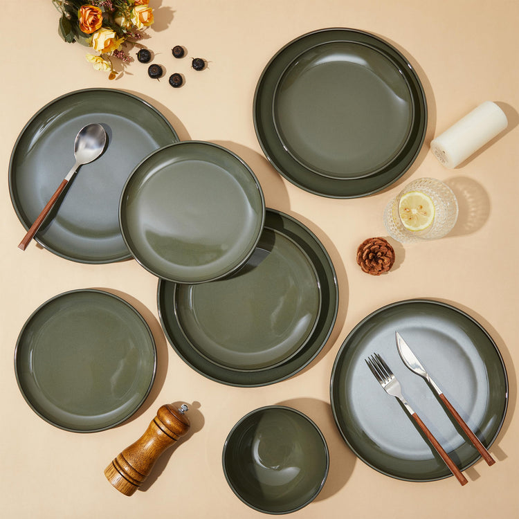 Stoneware Dinnerware Sets for 4