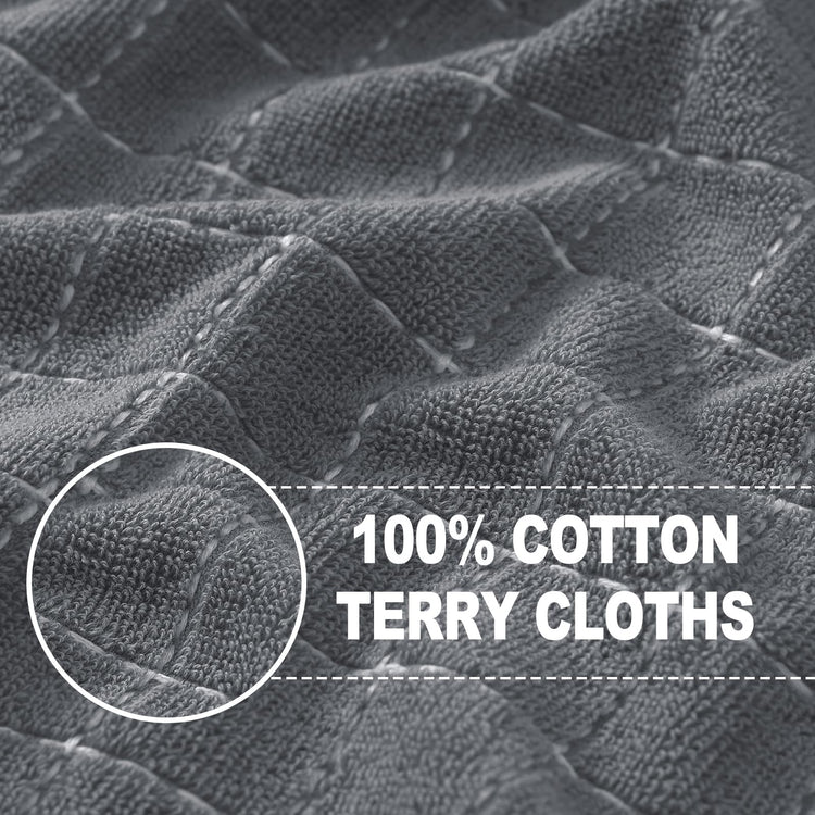 100% Cotton Terry Kitchen Towels (8 Count)