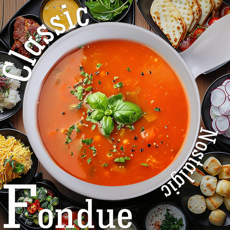 Serene Summits Swiss Design Fondue Set for Party