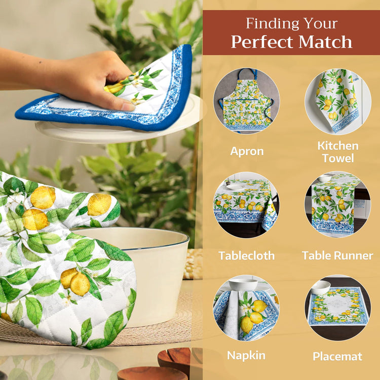 Maison d'Hermine Oven Gloves 100% Cotton Oven Mitt