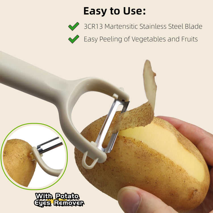 6 Pack Vegetable Peelers for Kitchen (6 Count)