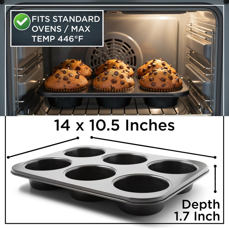 Jumbo Muffin Pan 4" Cup