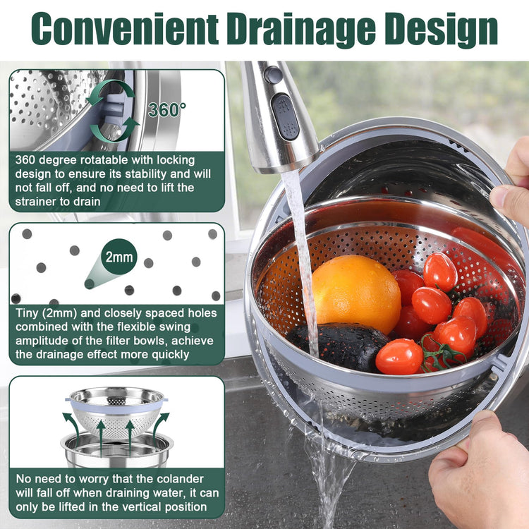 Mixing Bowls with Colander (4 Count)