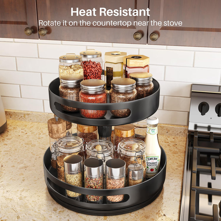 Lazy Susan Spice Rack Organizer for Cabinet
