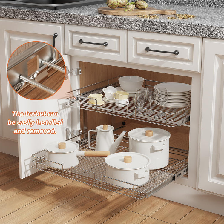 Individual Pull Out Cabinet Organizer