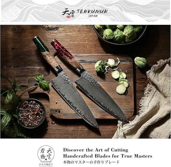 Japanese Gyutou Pro. Handcrafted 8 inch Chef Knife Handmade Forged Knife Japan VG-10 MAX Damascus Steel -Kokoro ser. with Wood Handle