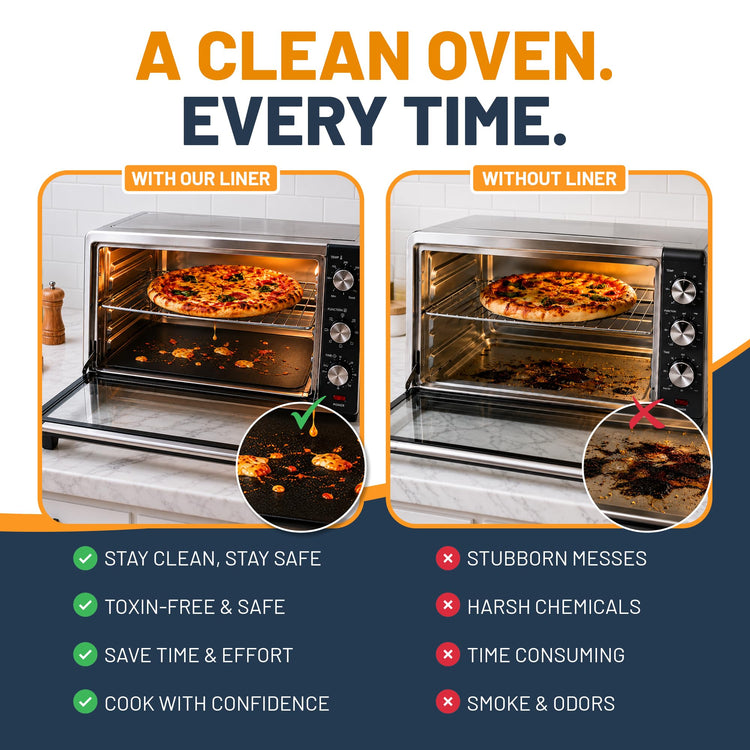 Toaster Oven Liners for Bottom of Oven