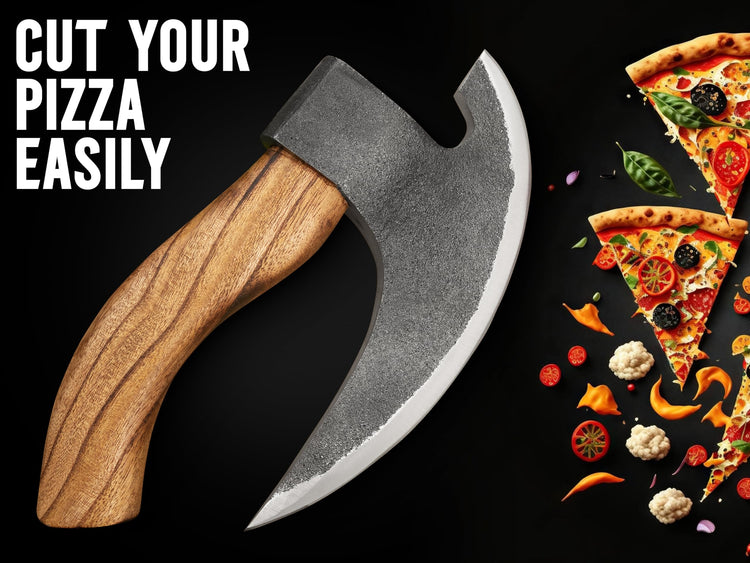 Handmade Viking Pizza Cutter Pizza Axe