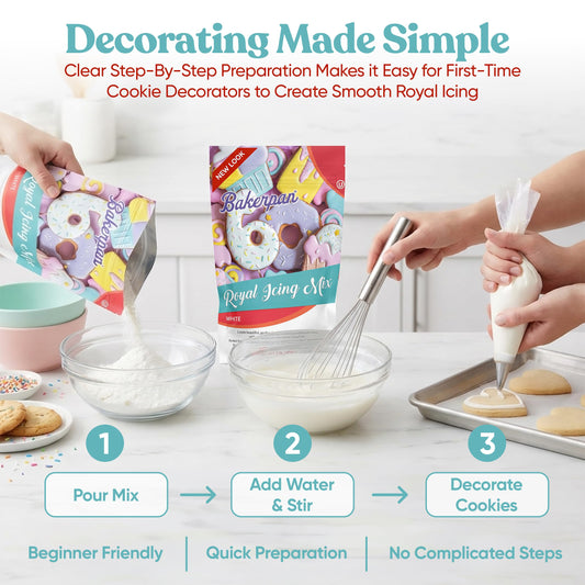 White Royal Icing Mix for Cookies (16 Ounce)