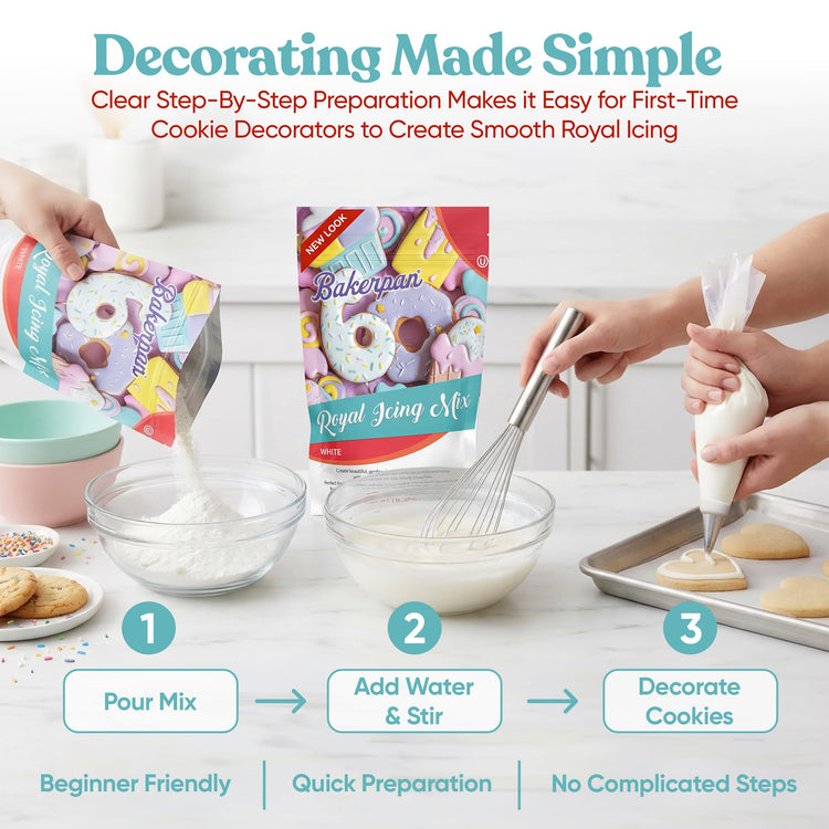 White Royal Icing Mix for Cookies (16 Ounce)