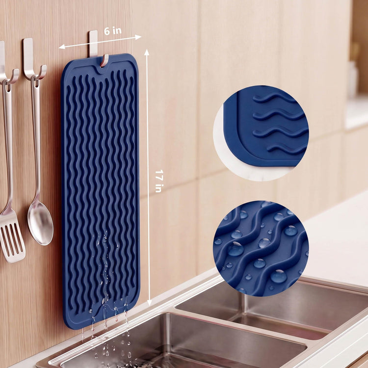 Silicone Dish Drying Mat for Multiple Usage