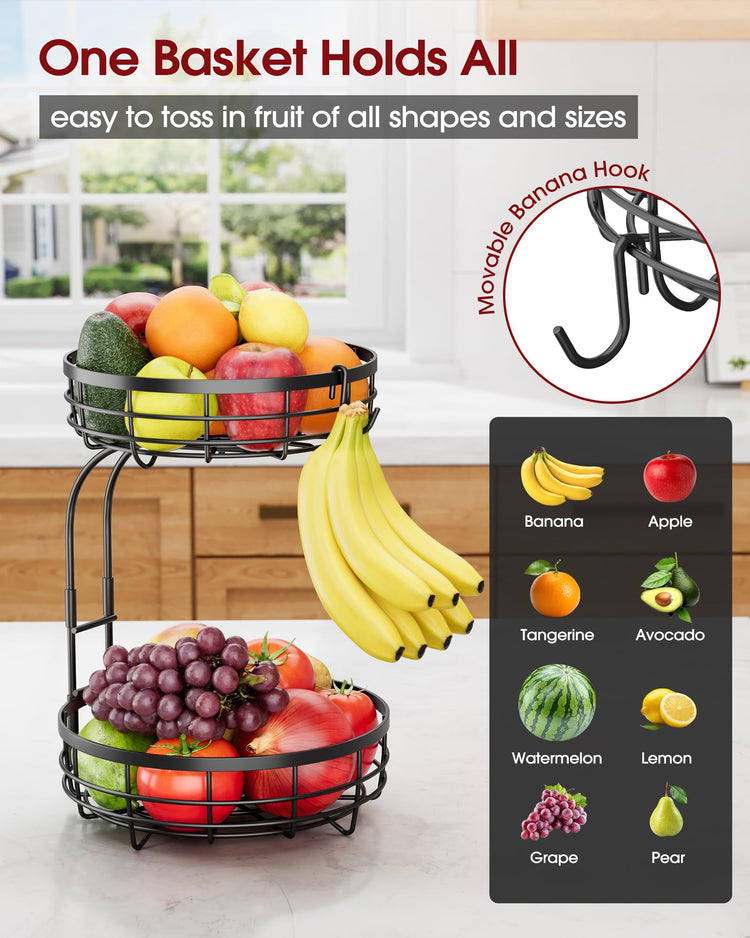 Fruit Basket for Kitchen Counter