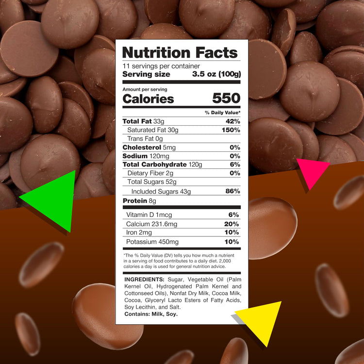 Milk Chocolate Melting Wafers (40 Ounce)