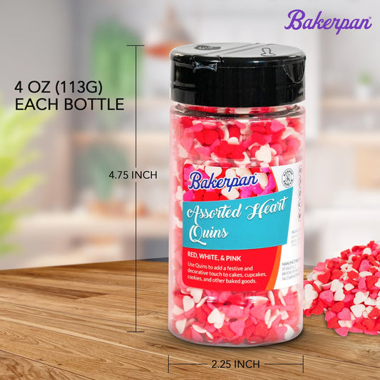 Quins Sprinkles for Cake Decorating (4 Ounce)