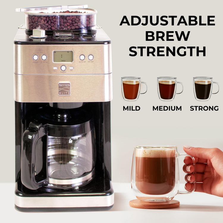 Kenmore Elite Grind and Brew Coffee Maker w