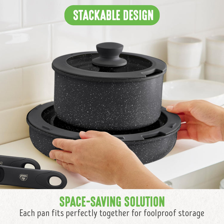 10 Piece Nonstick Pots & Pans Set