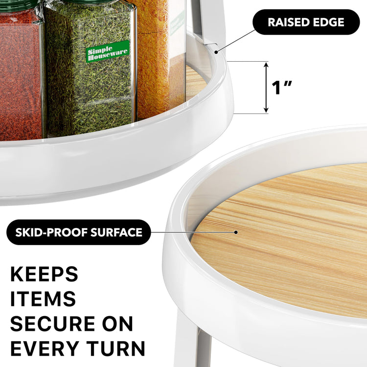 2 Tier Lazy Susan Spice Organizer